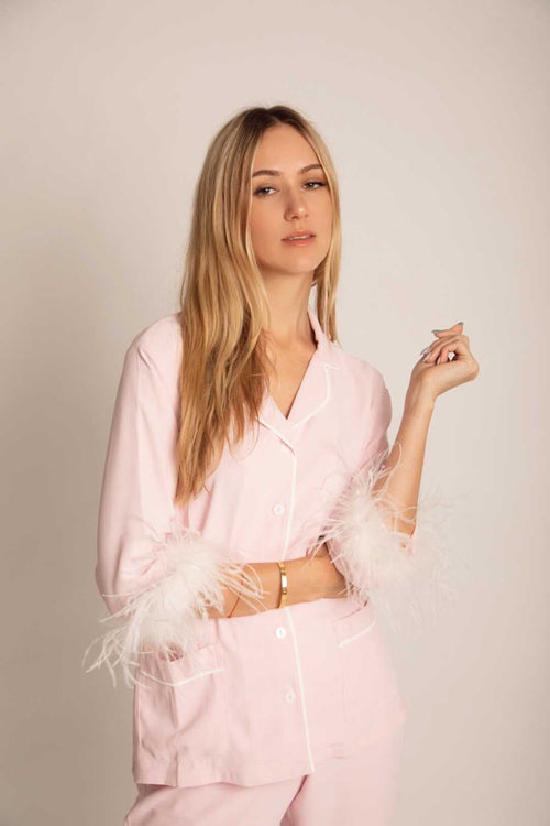 Pink Feather Diva Pajama